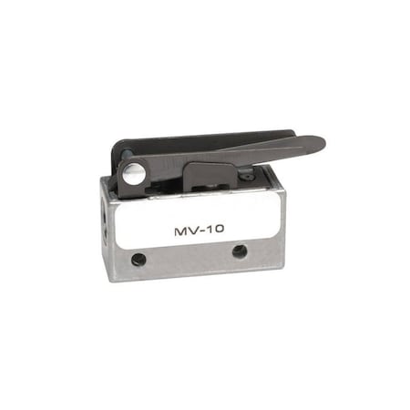 Bimba Mfg Co Bimba-Mead Air Valve, 3 Port, 2 Pos, Manual, 1/8" NPTF Port, Flip Toggle Actuator, Detent Ret. MV-35